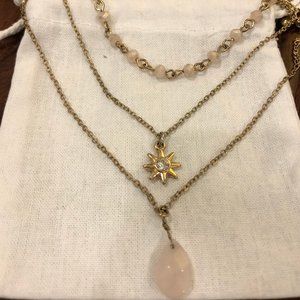 Pink Layered Necklace